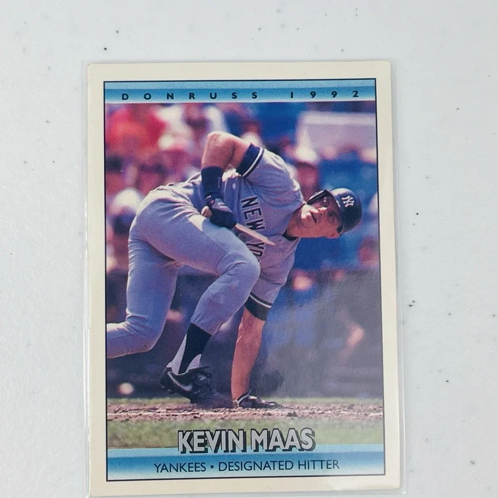 1992 Donruss 153 Kevin Maas New York Yankees Trading Card